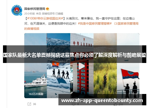 国家队最新大名单震撼揭晓这些焦点你必须了解深度解析与前瞻展望 国家队最新大名单震撼揭晓这些焦点你必须了解深度解析与前瞻展望